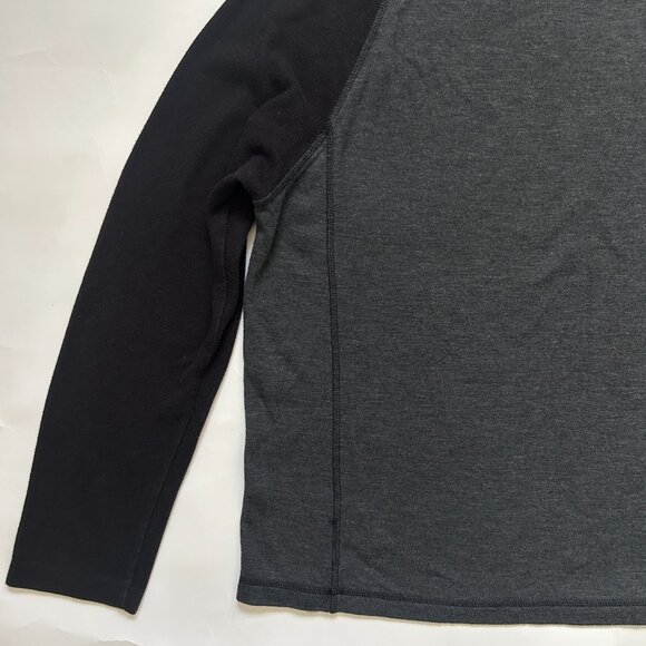 Tommy Bahama Shirt Mens Large Gray Black Logo Raglan Sleeve Performance Pullover - Picture 12 of 12